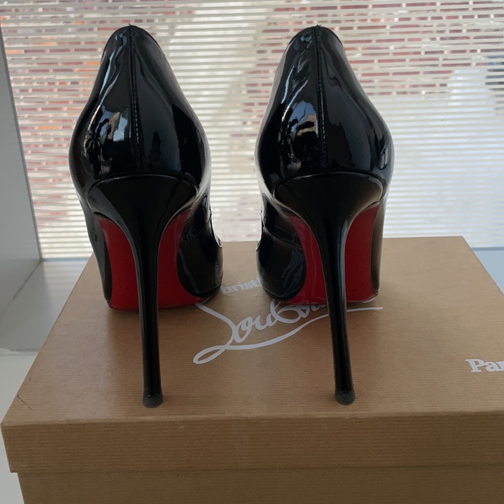 Louboutin Pigalle 120 Black Patent Calf - Picture 7 of 10